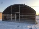 Állattartó sátor (8 × 8 × 4 m) – kompakt, gazdaságos megoldás