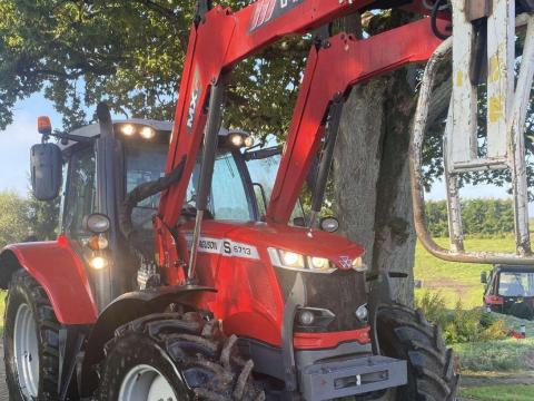Massey Ferguson 6713S - Homlokrakodóval - 0%Áfa-Leszállítva