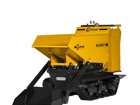 Elektromos önrakodó távirányítós minidömper – motoros talicska Lumag MD800EF/S