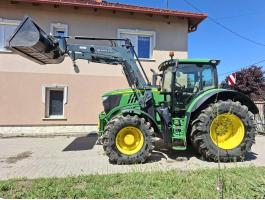John Deere 6195R rakodóval