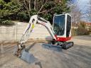 Takeuchi TB216 minikotró hidraulikus gyorscserélővel