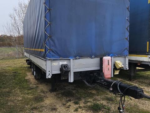 Eladó 10 tonnás tandem pótkocsi