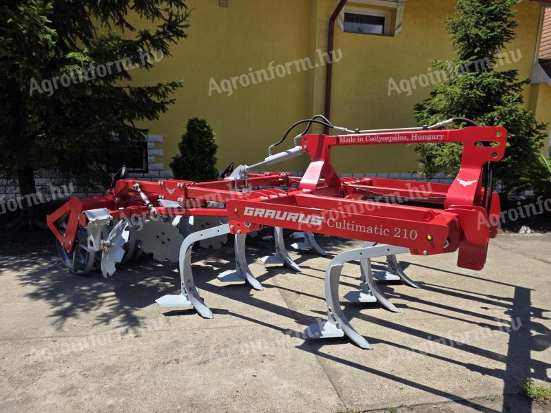 GRAURUS Cultimatic 210 szántóföldi kultivátor gruber