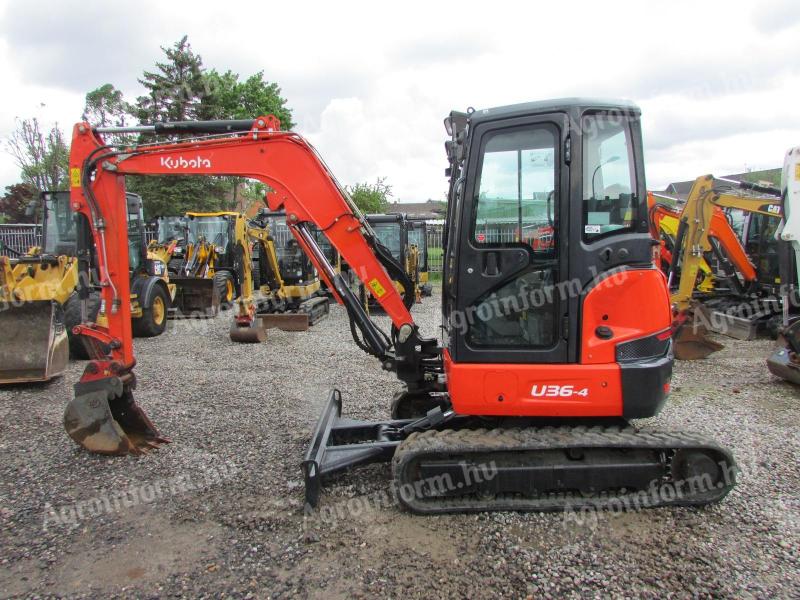 Kubota U 36-4 / 2018 / 2731 h üzemóra / Lízing 20%-tól