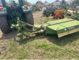KRONE AM 243 CV,  240 -es TÁRCSÁS KASZA SZÁRSÉRTŐVEL