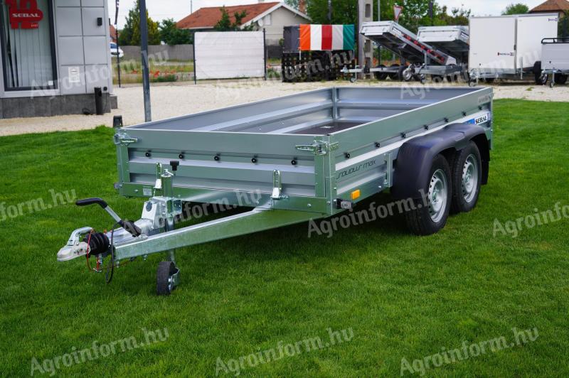 Új SEBAL - 3x1.5m-es,  extra erős (2000kg-os) utánfutó akciósan 1.299.000 Ft - készletről - Szegeden