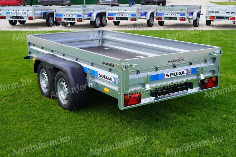Új SEBAL - Solidus MAX 300 - extra erős (2500kg) utánfutó akciósan 1.399.000 Ft - 24 átvételi pontra szállítva