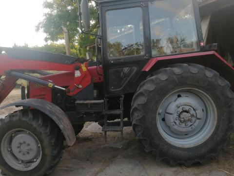 MTZ 892.2 + Backbull homlokrakodó MTZ 892.2 + Backbull homlokrakodó