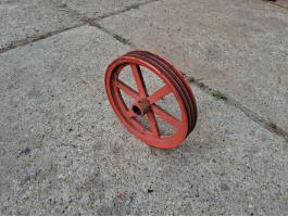 Ékszijtárcsa 410 mm átmérőjű 3 pájás