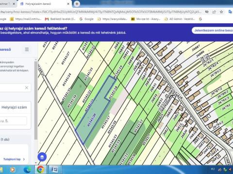 Győr-Ménfőcsanakon 4.771 m2 földterület ½.-ed tulajdoni hányada eladó Győr-Ménfőcsanakon 4.771 m2 földterület ½.-ed tulajdoni hányada eladó