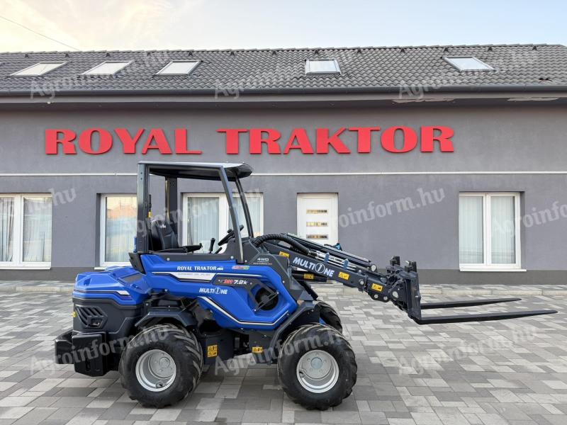 MULTIONE 7.2K törzscsuklós rakodógép - ROYAL TRAKTOR
