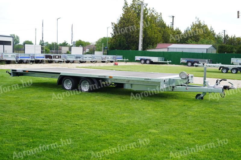 Új SEBAL - 5x2m-es autószállító utánfutó (3000kg) akciósan 2.099.000 Ft - akár országos kiszállítással