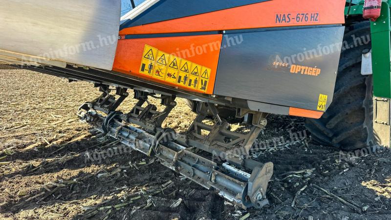 Optigép NAS-676 HZ-Hengeres szárzúzóval 6-8 soros