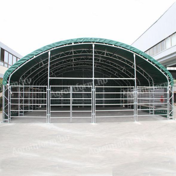 Állattartó sátor dupla vasalattal (10 × 10 × 5 m)