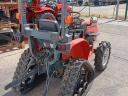 Kubota KB21 összkerekes, szervokormányos, gumitalpas 21 lóerős japán kistraktor