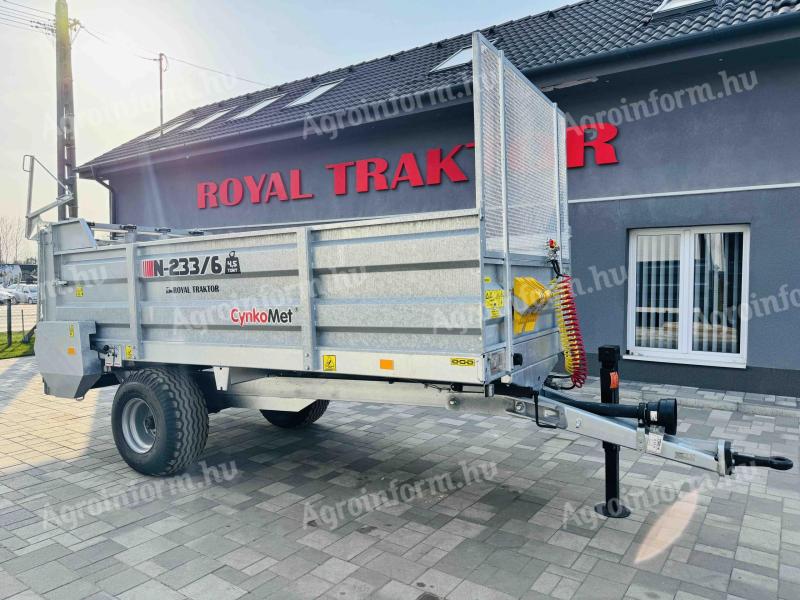 CYNKOMET N-233/6 4,5 t trágyaszóró - Royal Traktor