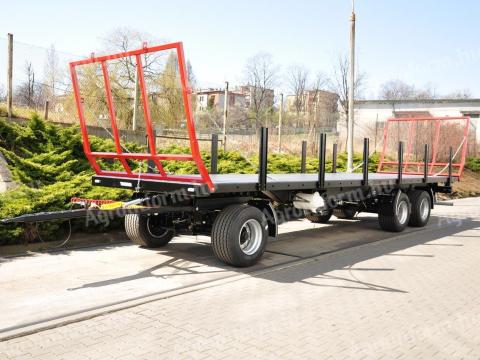 Zaslaw D746-20 bálaszállító pótkocsi,  20t teherbírás