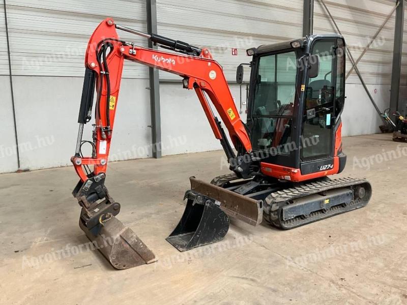 Kubota U 27-4 HI powertilt / 2019 / 2 658 h üzemóra / Lízing 20%-tól
