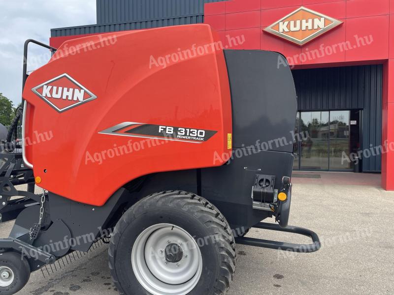 KUHN FB 3130 fixkamrás, szeletelős hengeres bálázó