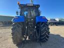 2019-es 200 LE-s (max. 245) FPT motoros New Holland T 7.245 traktor eladó! 18/6 Full Powershift (50 km/h), rugózott híd/fülke, 4 pár E-SCV, IntelliView IV, ISOBUS és komplett Trimble autokormányzás