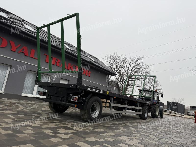 Metaltech PB12 12t bálaszállító pótkocsi - Royal Traktor