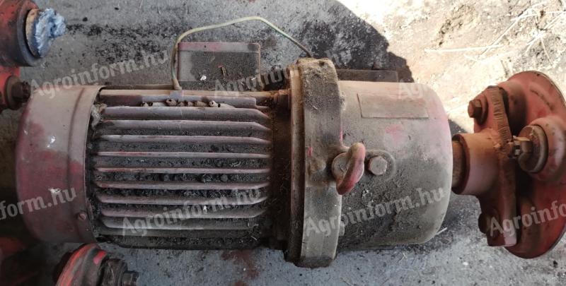 Hajtóműves villanymotor 3 kW 380 V