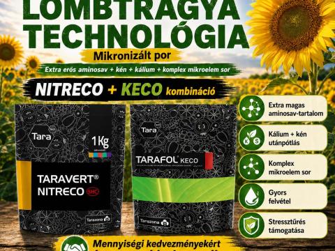 Napraforgó lombtrágya-technológia Napraforgó lombtrágya-technológia