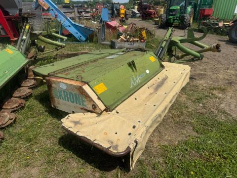 KRONE AM 243 CV,  240 -es TÁRCSÁS KASZA SZÁRSÉRTŐVEL