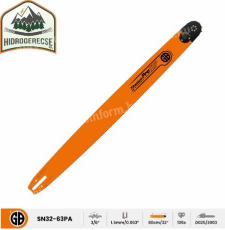 GB Titanium ProTop vezetőlemez: 3/8", 1,6 mm, 80 cm, 19-SN32-63PA