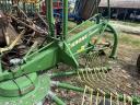 Krone Swadro 46 (2011) 4,6 m-es rendképző, 13 kar / 4 duplafog, zárt zsíros DuraMax vezérlőpálya, tandem futómű, Jet-Effekt, zajmentes hajtómű, tiszta takarmány