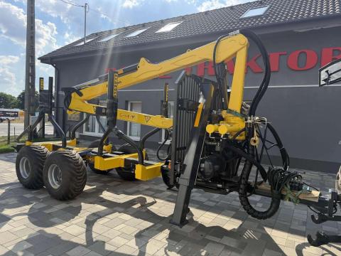 HYDROFAST H9 erdészeti kiközelítőkocsi - Royal Traktor