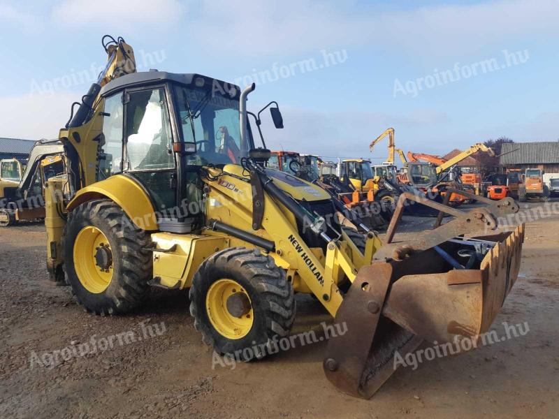 New Holland B100 B kotró rakodó kombigép