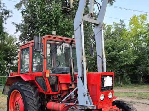 Mtz 82 traktor homlokrakodó orbitos