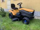 Új Stiga S300 akkumulátoros fűnyíró traktor