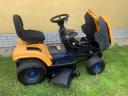 Új Stiga S300 akkumulátoros fűnyíró traktor