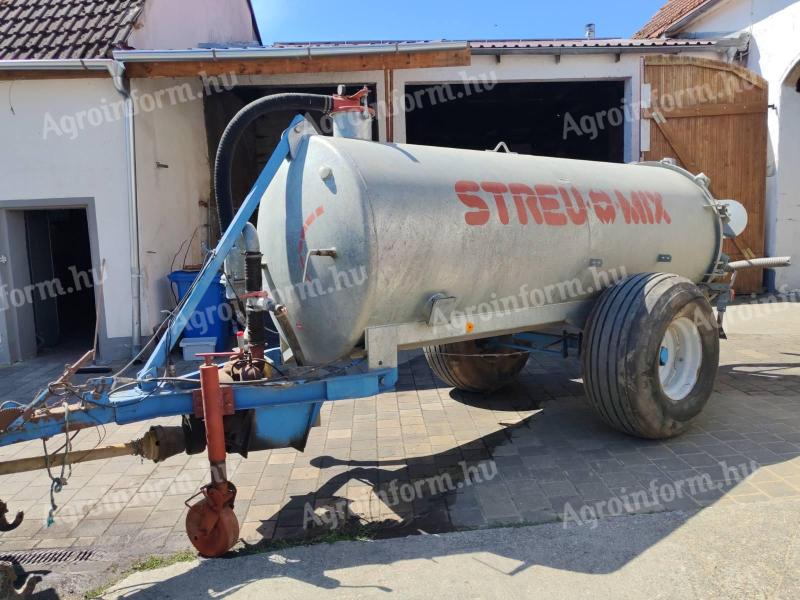 Streu-Mix 6000l szippantó,  tartálykocsi
