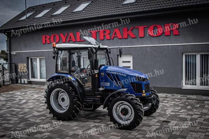 FARMTRAC 680 DTV King traktor - klímás - raktárkészletről - Royal Traktor
