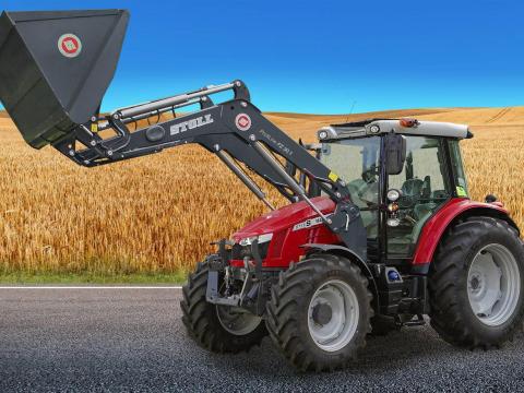 STOLL homlokrakodó akció Massey Ferguson-ra