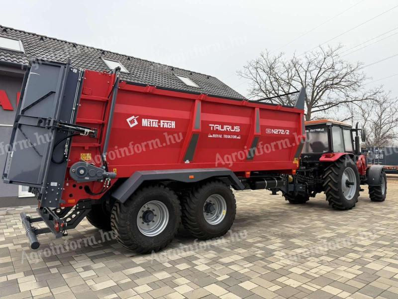 Metal-Fach Taurus N272/2 14 t vontatott trágyaszóró – kedvező áron – Royal Traktor