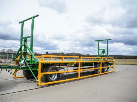 Metaltech PB16HB hidraulikus oldalfallal ellátott bálaszállító pótkocsi - raktárkészletről - Royal Traktor