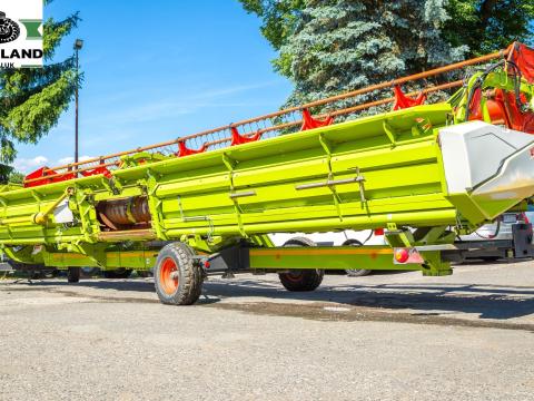 Heder zbożowy Claas Vario 1230 (nowy model) – 2014 rok + kosy boczne + wózek