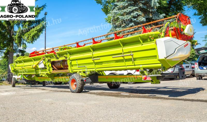 Claas Vario 1230 gabonakaszáló (új modell) – 2014-es évjárat + oldalsó kaszák + szállítókocsi