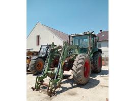 Fendt F395GT homlokrakodóval szerelve,  front hidraulikával és TLT-vel