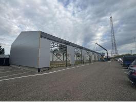 Eladó acélcsarnok 12 x 30 x 6 m