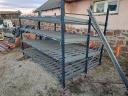 Ipari görgős állvány Átfolyó polcrendszer FIFO Kanban raktári Polc
