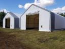 Ház típusú ipari sátor (9 × 12 × 6 m) – Azonnal raktárról