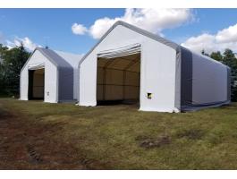Ház típusú ipari sátor (9 × 12 × 6 m) – AZONNAL RAKTÁRRÓL