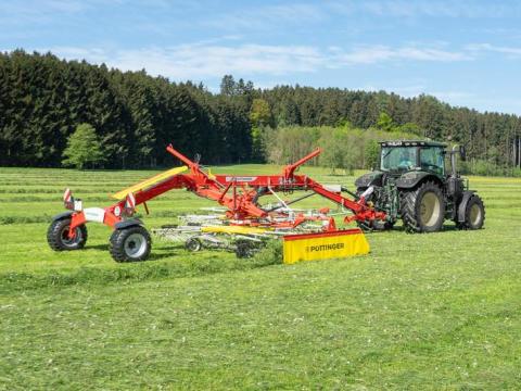 Pöttinger TOP VT 7620 S kétrotoros oldal- és középrendképző Pöttinger TOP VT 7620 S kétrotoros oldal- és középrendképző
