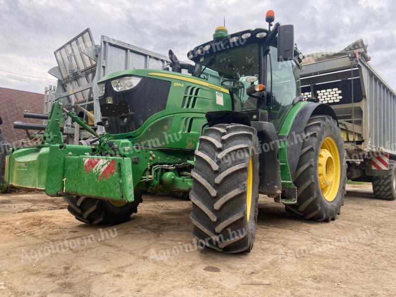John Deere 6195R prémium traktor RTK -val,  ápolókerékkel