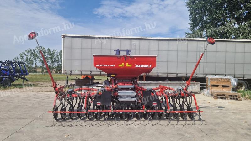 Mascar Montana 450 vetőgép DEMO,  200 ha-t dolgozott